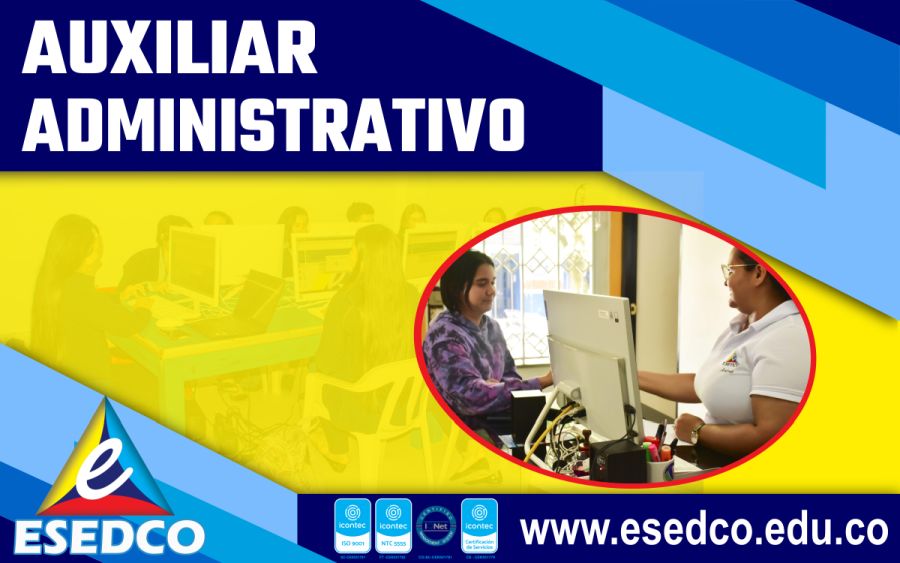 Carrera técnica laboral por competencias en Auxiliar Administrativo de ESEDCO Saravena, Tame y Arauquita, Arauca